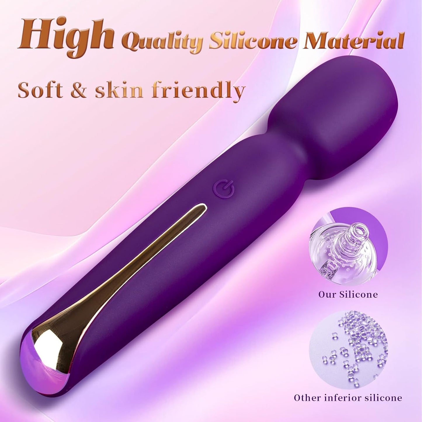 RadiantTide Clitoral Wand Vibrator Kit-4