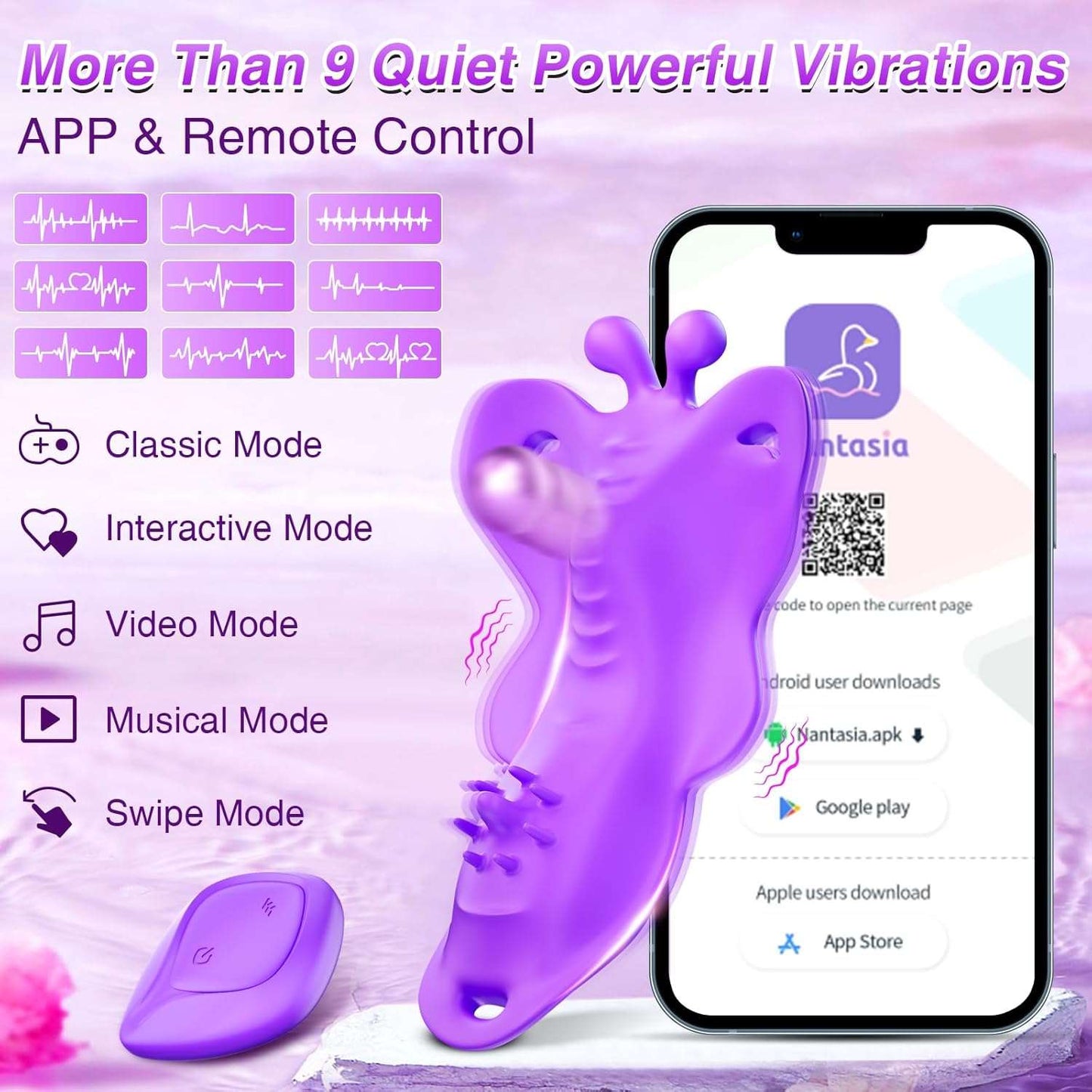WearableWhisper Remote Control Clitoral Massager-1