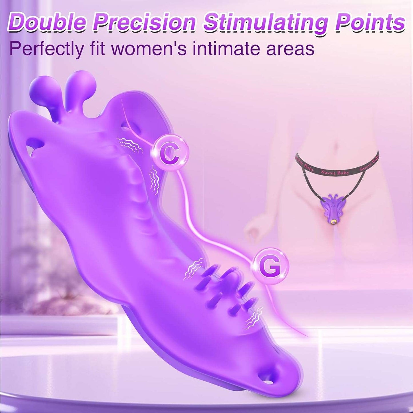 WearableWhisper Remote Control Clitoral Massager-2