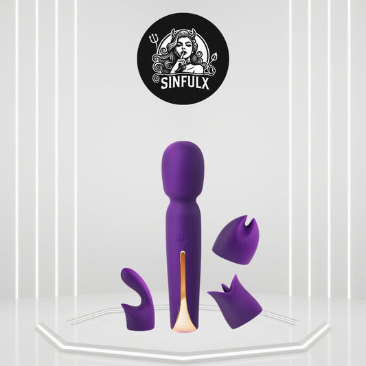 RadiantTide Clitoral Wand Vibrator Kit-0