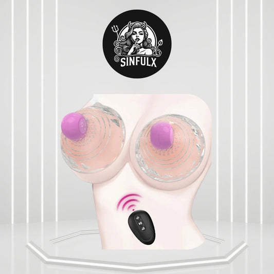 Remote-Controlled Vibration Nipple Teasers-0