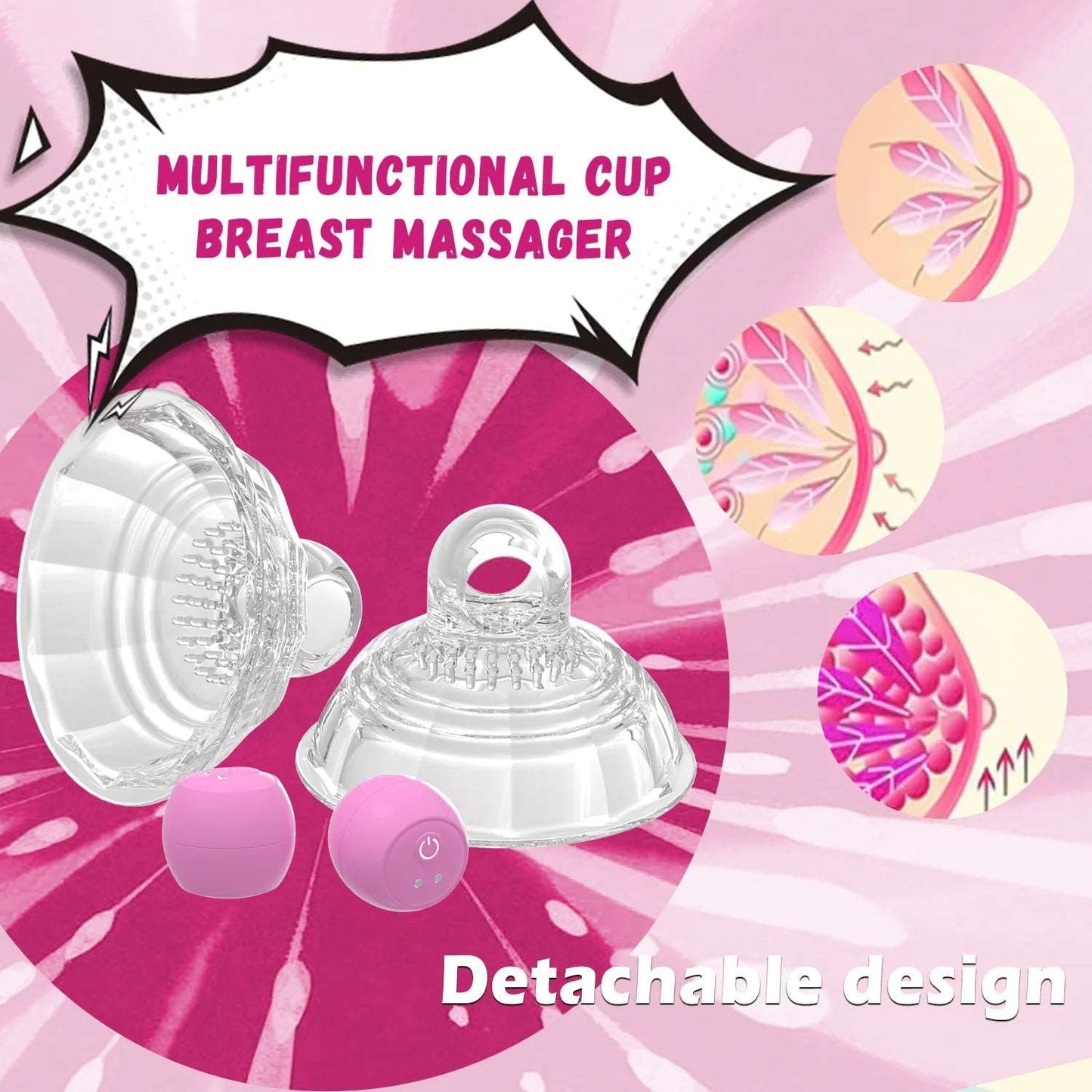 Remote-Controlled Vibration Nipple Teasers-3