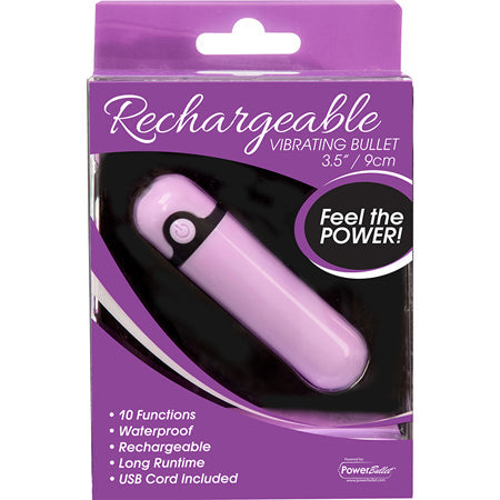 Simple and True Rechargeable Bullet Purple-0
