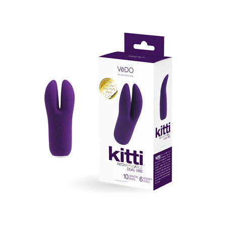 Vedo Kitti Rechargeable Dual Vibe Deep Purple-0
