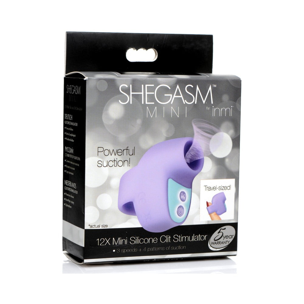 Shegasm Mini 12X Mini Silicone Clit Stimulator Purple-0