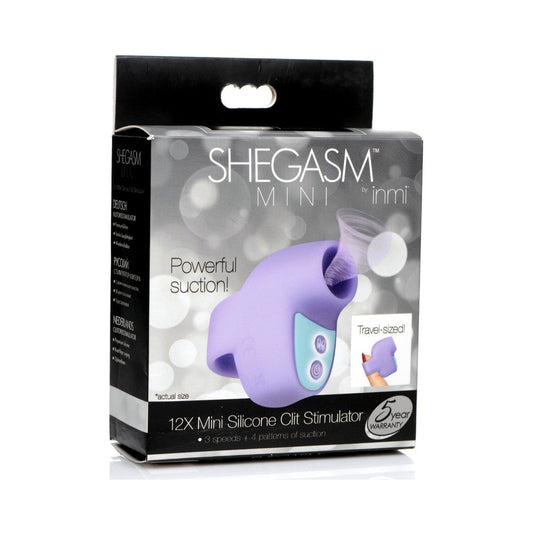 Shegasm Mini 12X Mini Silicone Clit Stimulator Purple-0